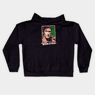 Ash from The Evil Dead BOOMSTICK version Kids Hoodie